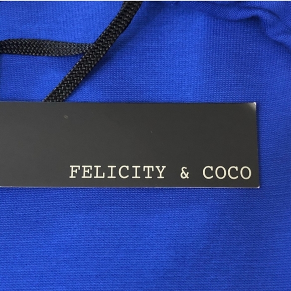 NWT  Royal Blue Fit & Flare Pleated Short Sleeve Ponte Dress Size M - Picture 11 of 13